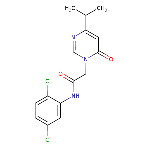 N-(2,5-dichlorophenyl)-2-[6-oxo-4-(propan-2-yl)-1,6-dihydropyrimidin-1-yl]acetamide