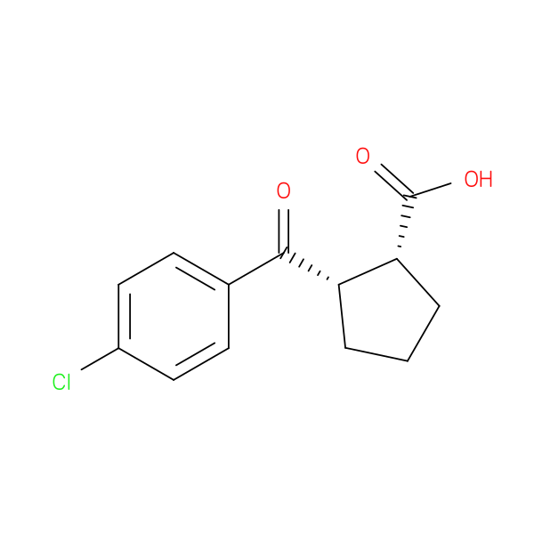 cis-2-(4-Chlorobenzoyl)cyclopentane-1-carboxylic acid