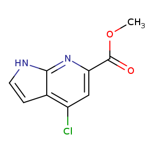 methyl 4-chloro-1H-pyrrolo[2,3-b]pyridine-6-carboxylate