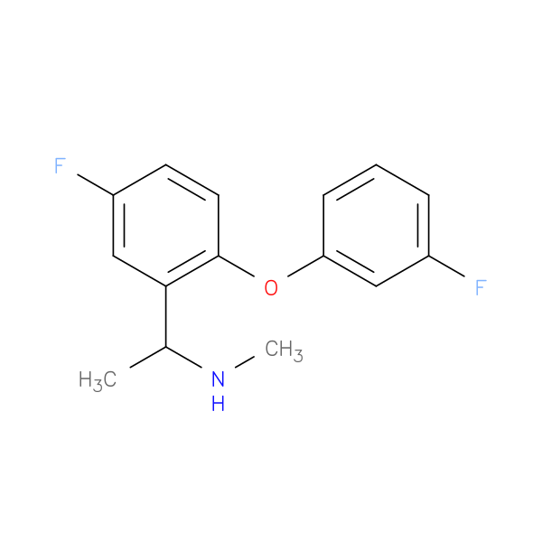 {1-[5-fluoro-2-(3-fluorophenoxy)phenyl]ethyl}(methyl)amine