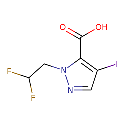 1-(2,2-Difluoroethyl)-4-iodo-1H-pyrazole-5-carboxylic acid