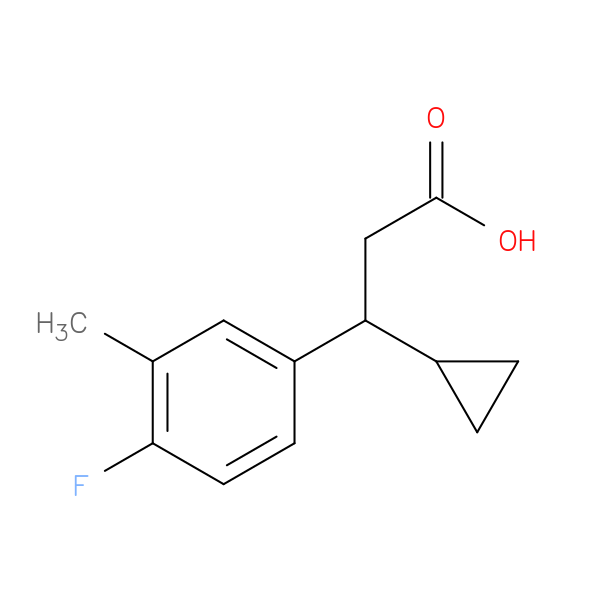 β-Cyclopropyl-4-fluoro-3-Methylbenzenepropanoic acid