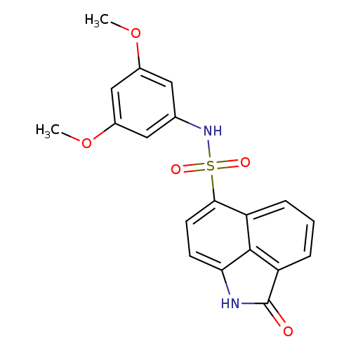 N-(3,5-dimethoxyphenyl)-2-oxo-1,2-dihydrobenzo[cd]indole-6-sulfonamide