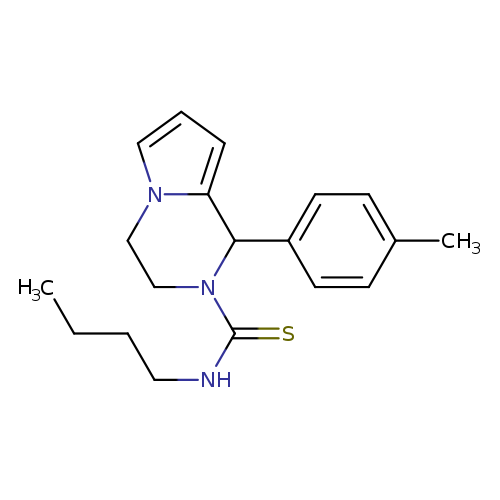 N-butyl-1-(4-methylphenyl)-1H,2H,3H,4H-pyrrolo[1,2-a]pyrazine-2-carbothioamide