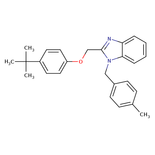 2-[(4-tert-butylphenoxy)methyl]-1-[(4-methylphenyl)methyl]-1H-1,3-benzodiazole