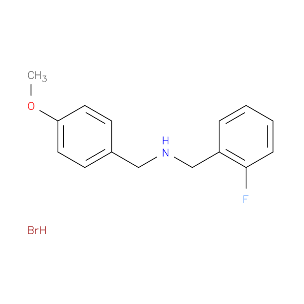 N-(2-Fluorobenzyl)-1-(4-methoxyphenyl)methanamine hydrobromide
