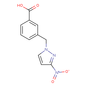 3-((3-Nitro-1H-pyrazol-1-yl)methyl)benzoic acid
