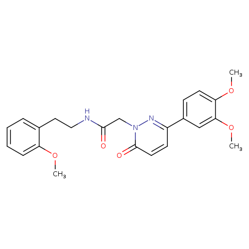 2-[3-(3,4-dimethoxyphenyl)-6-oxo-1,6-dihydropyridazin-1-yl]-N-[2-(2-methoxyphenyl)ethyl]acetamide