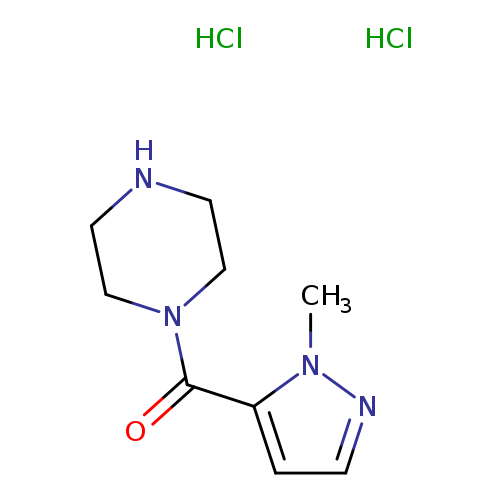 1-[(1-methyl-1H-pyrazol-5-yl)carbonyl]piperazine