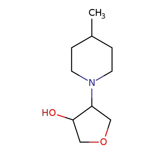 4-(4-methylpiperidin-1-yl)oxolan-3-ol
