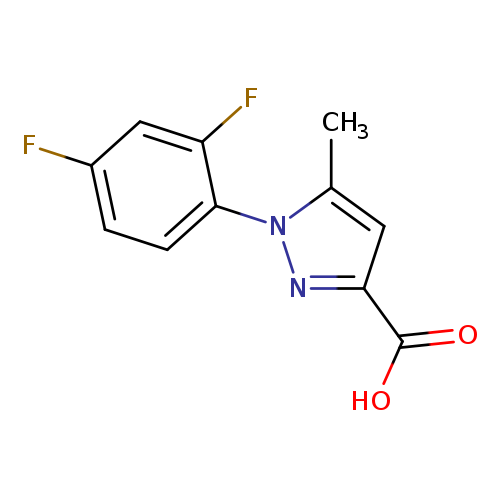 1-(2,4-difluorophenyl)-5-methyl-1H-pyrazole-3-carboxylic acid