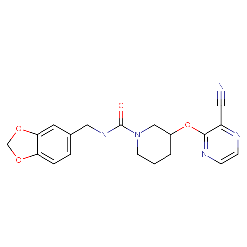 N-[(2H-1,3-benzodioxol-5-yl)methyl]-3-[(3-cyanopyrazin-2-yl)oxy]piperidine-1-carboxamide
