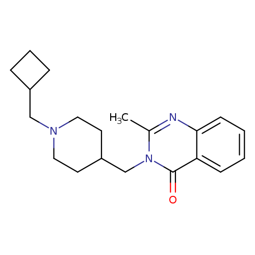 3-{[1-(cyclobutylmethyl)piperidin-4-yl]methyl}-2-methyl-3,4-dihydroquinazolin-4-one