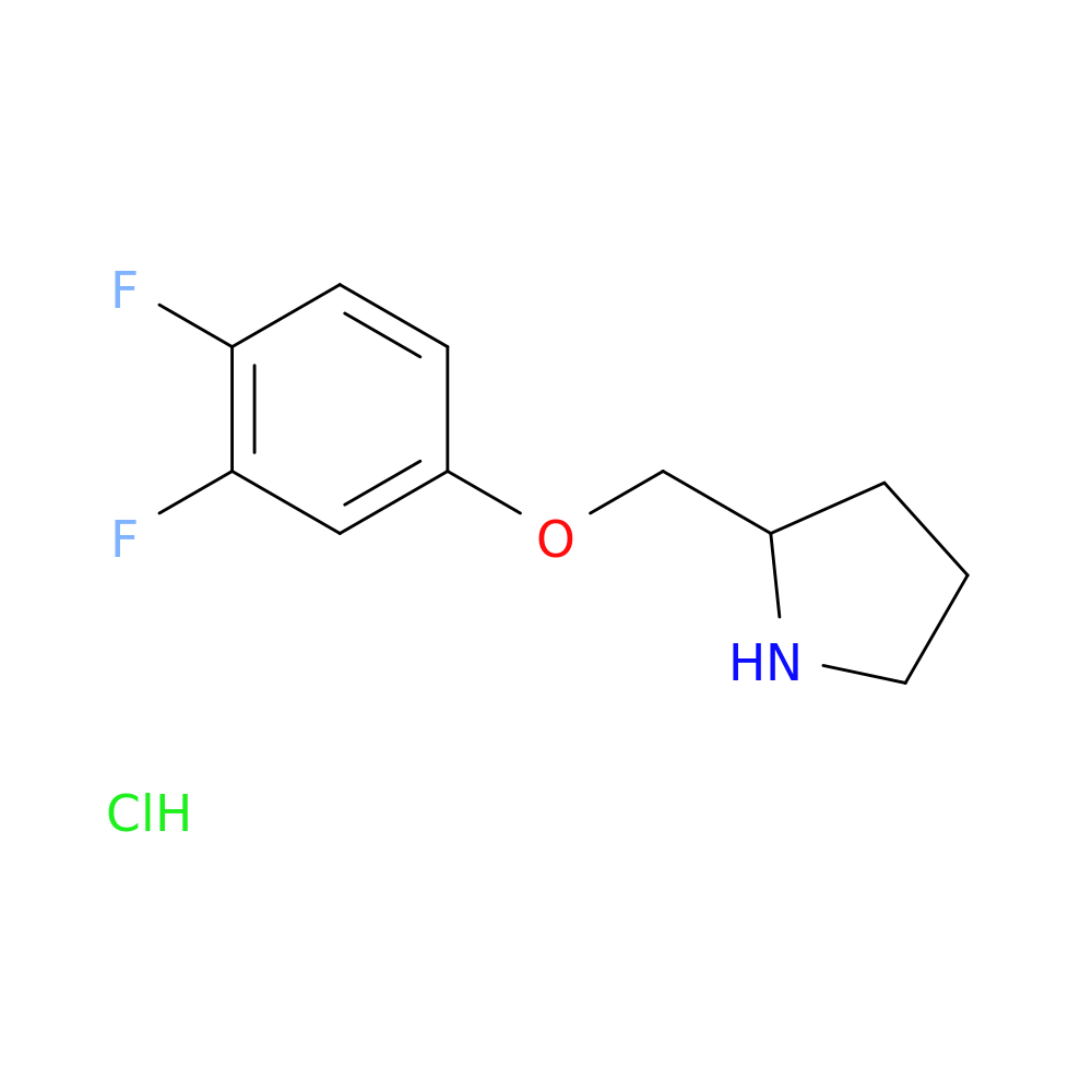2-((3,4-Difluorophenoxy)methyl)pyrrolidine hydrochloride
