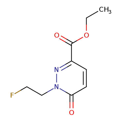 ethyl 1-(2-fluoroethyl)-6-oxo-1,6-dihydropyridazine-3-carboxylate