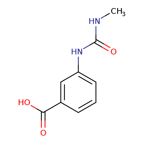 Benzoic acid, 3-[[(methylamino)carbonyl]amino]- (9CI)