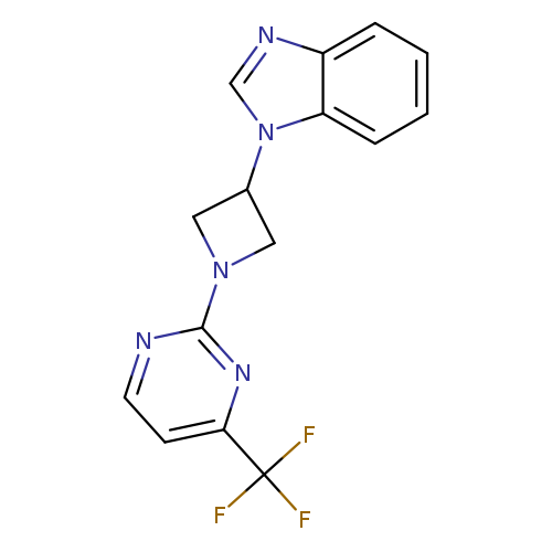 1-{1-[4-(trifluoromethyl)pyrimidin-2-yl]azetidin-3-yl}-1H-1,3-benzodiazole