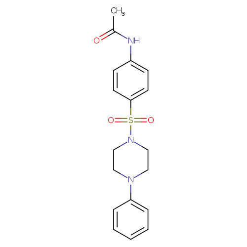 N-{4-[(4-phenylpiperazin-1-yl)sulfonyl]phenyl}acetamide