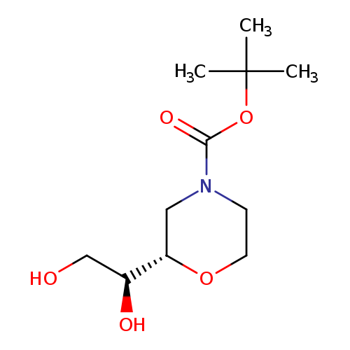 tert-butyl (2S)-2-[(1S)-1,2-dihydroxyethyl]morpholine-4-carboxylate