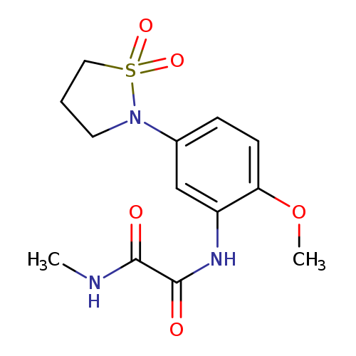 N'-[5-(1,1-dioxo-1lambda6,2-thiazolidin-2-yl)-2-methoxyphenyl]-N-methylethanediamide