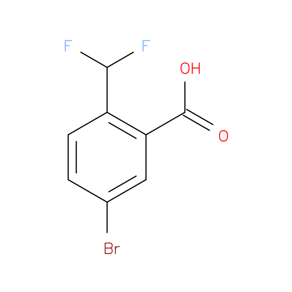 5-Bromo-2-(difluoromethyl)benzoic acid