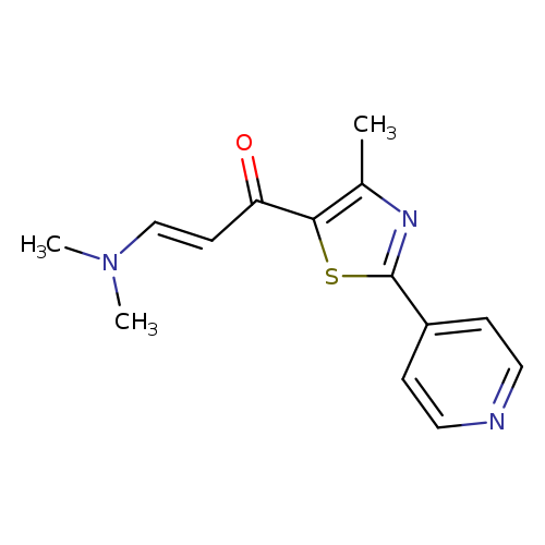 (2E)-3-(dimethylamino)-1-[4-methyl-2-(pyridin-4-yl)-1,3-thiazol-5-yl]prop-2-en-1-one