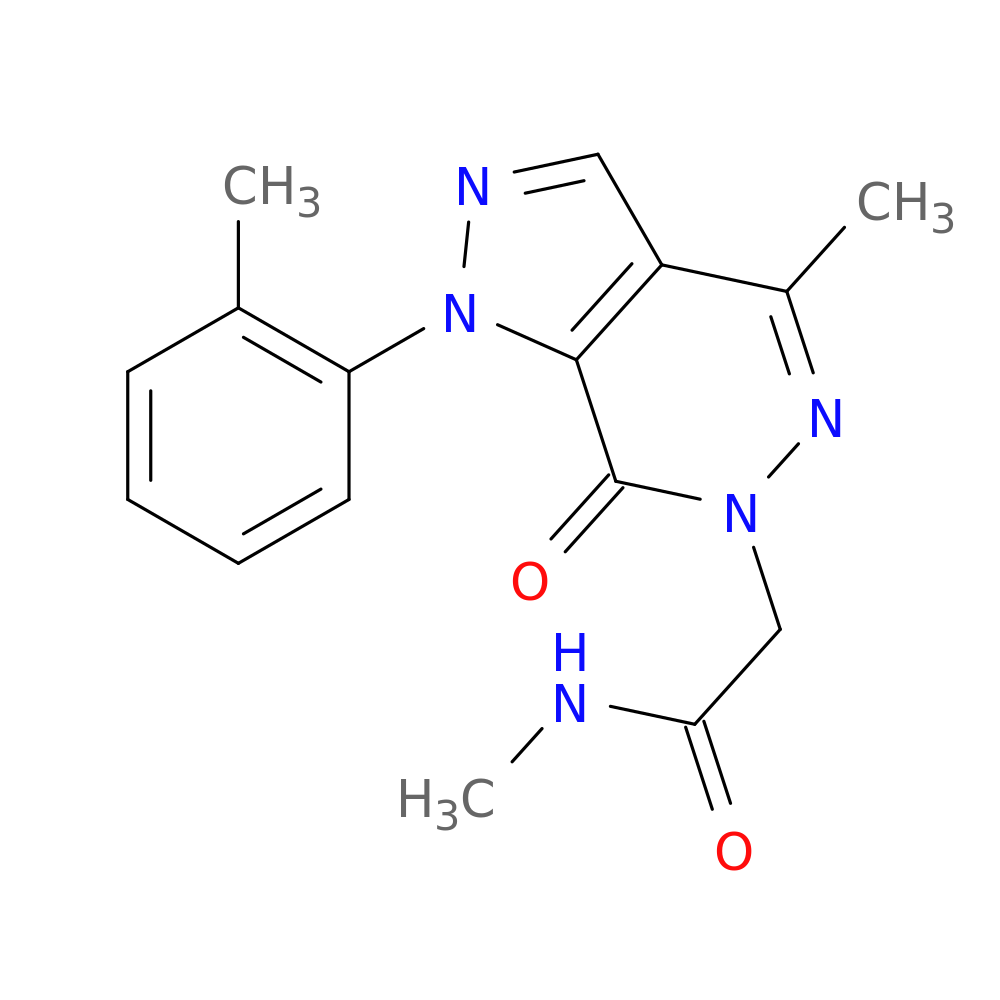 N-methyl-2-[4-methyl-1-(2-methylphenyl)-7-oxo-1H,6H,7H-pyrazolo[3,4-d]pyridazin-6-yl]acetamide