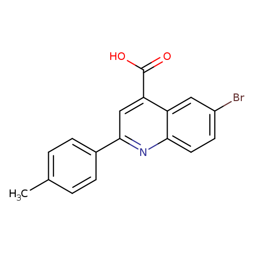 6-Bromo-2-(4-methylphenyl)quinoline-4-carboxylic acid