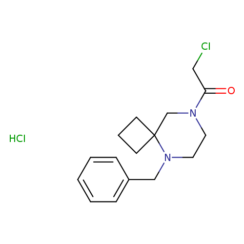 1-{5-benzyl-5,8-diazaspiro[3.5]nonan-8-yl}-2-chloroethan-1-onehydrochloride