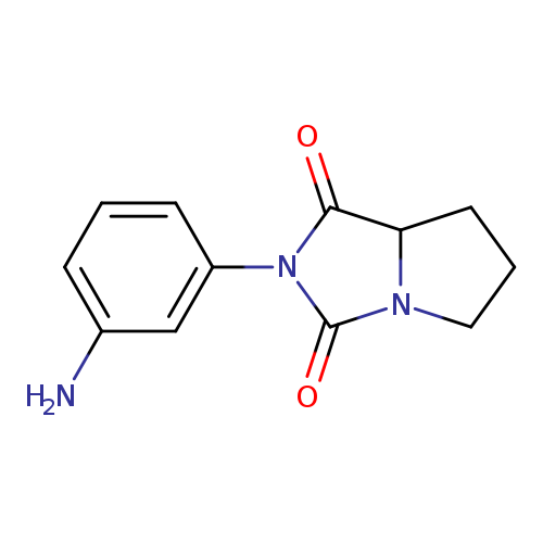 2-(3-Aminophenyl)tetrahydro-1h-pyrrolo[1,2-c]imidazole-1,3(2h)-dione