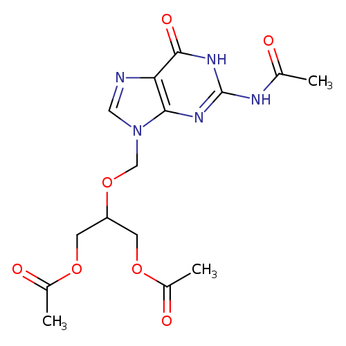 2-((2-Acetamido-6-oxo-1H-purin-9(6H)-yl)methoxy)propane-1,3-diyl diacetate