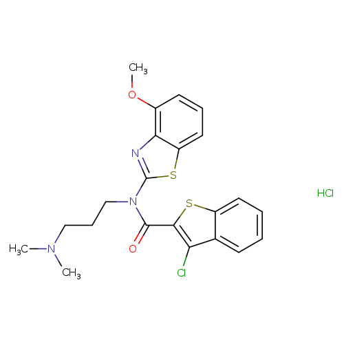 3-chloro-N-[3-(dimethylamino)propyl]-N-(4-methoxy-1,3-benzothiazol-2-yl)-1-benzothiophene-2-carboxamide hydrochloride