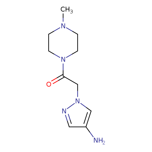 2-(4-amino-1H-pyrazol-1-yl)-1-(4-methylpiperazin-1-yl)ethan-1-one