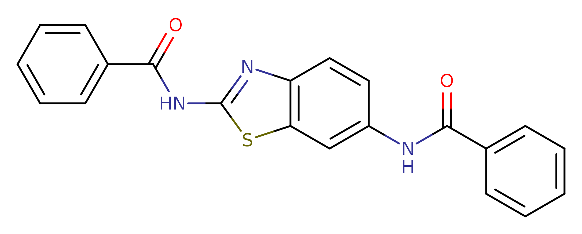 N-(2-benzamido-1,3-benzothiazol-6-yl)benzamide
