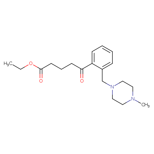 ETHYL 5-[2-(4-METHYLPIPERAZINOMETHYL)PHENYL]-5-OXOVALERATE