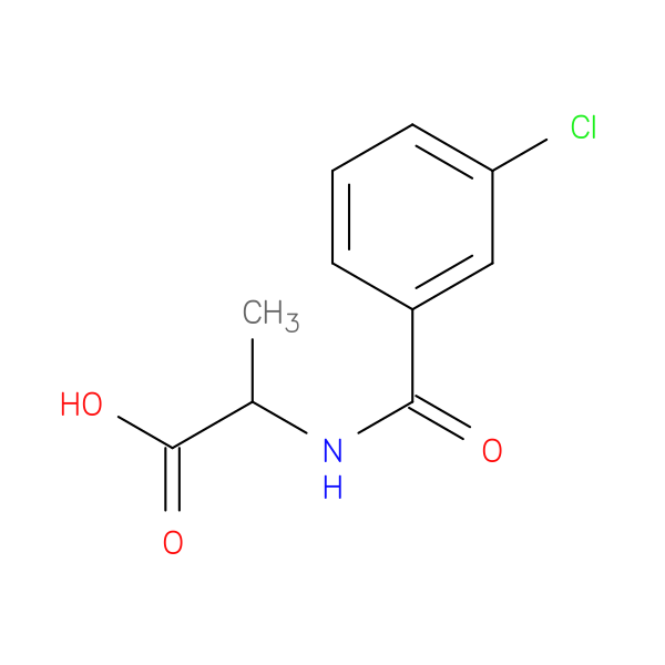 2-[(3-chlorophenyl)formamido]propanoic acid