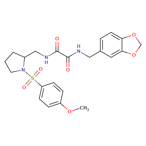 N'-[(2H-1,3-benzodioxol-5-yl)methyl]-N-{[1-(4-methoxybenzenesulfonyl)pyrrolidin-2-yl]methyl}ethanediamide