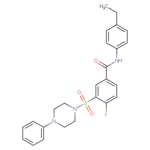 N-(4-ethylphenyl)-4-fluoro-3-[(4-phenylpiperazin-1-yl)sulfonyl]benzamide
