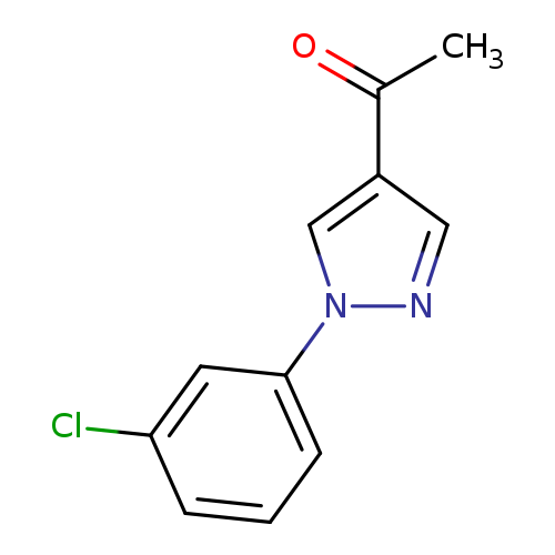 1-[1-(3-Chlorophenyl)-1h-pyrazol-4-yl]ethanone