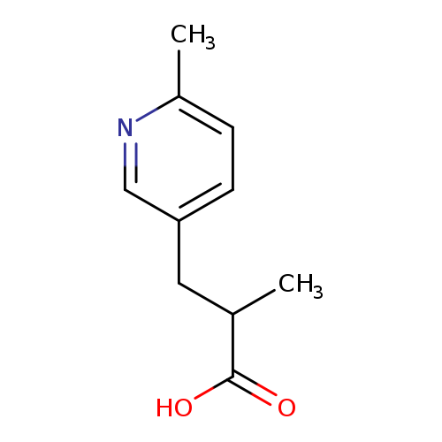 2-methyl-3-(6-methylpyridin-3-yl)propanoic acid