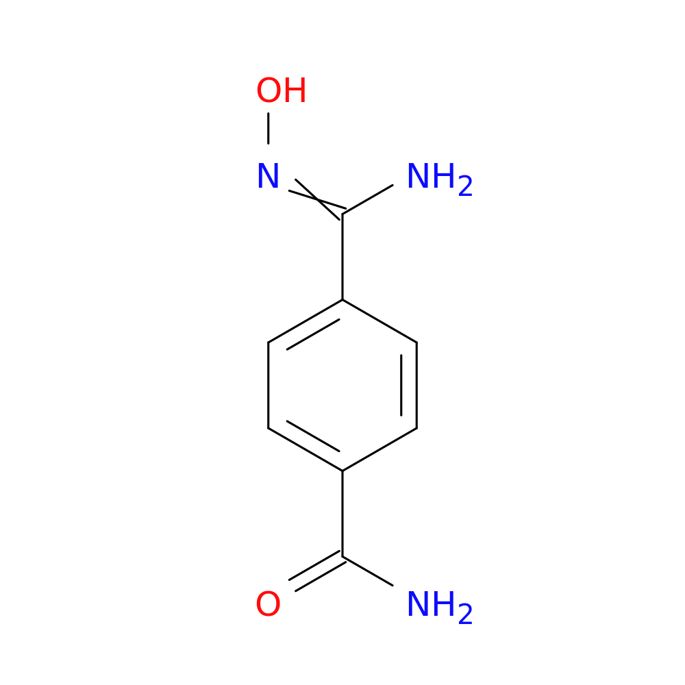 4-(N'-hydroxycarbamimidoyl)benzamide