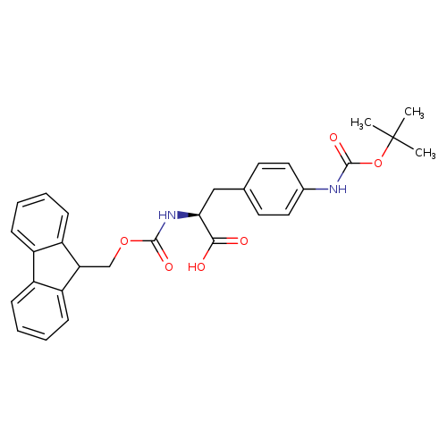 L-Phenylalanine, 4-[[(1,1-dimethylethoxy)carbonyl]amino]-N-[(9H-fluoren-9-ylmethoxy)carbonyl]-