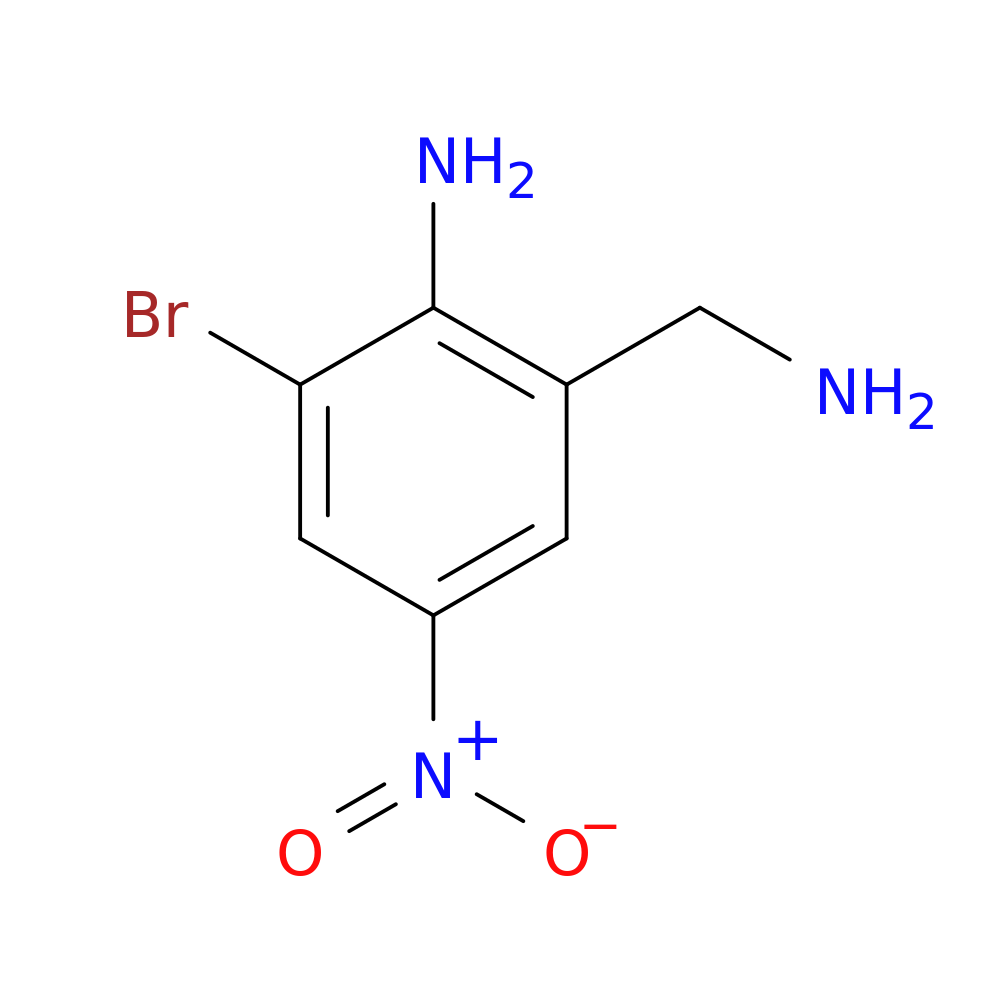 Benzenemethanamine, 2-amino-3-bromo-5-nitro-