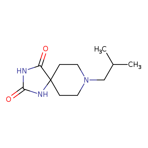 8-(2-methylpropyl)-1,3,8-triazaspiro[4.5]decane-2,4-dione