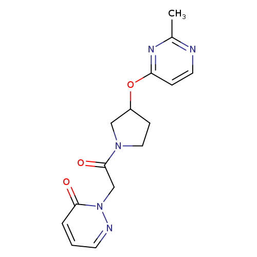 2-(2-{3-[(2-methylpyrimidin-4-yl)oxy]pyrrolidin-1-yl}-2-oxoethyl)-2,3-dihydropyridazin-3-one