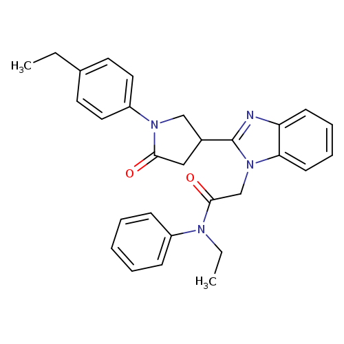 N-ethyl-2-{2-[1-(4-ethylphenyl)-5-oxopyrrolidin-3-yl]-1H-1,3-benzodiazol-1-yl}-N-phenylacetamide