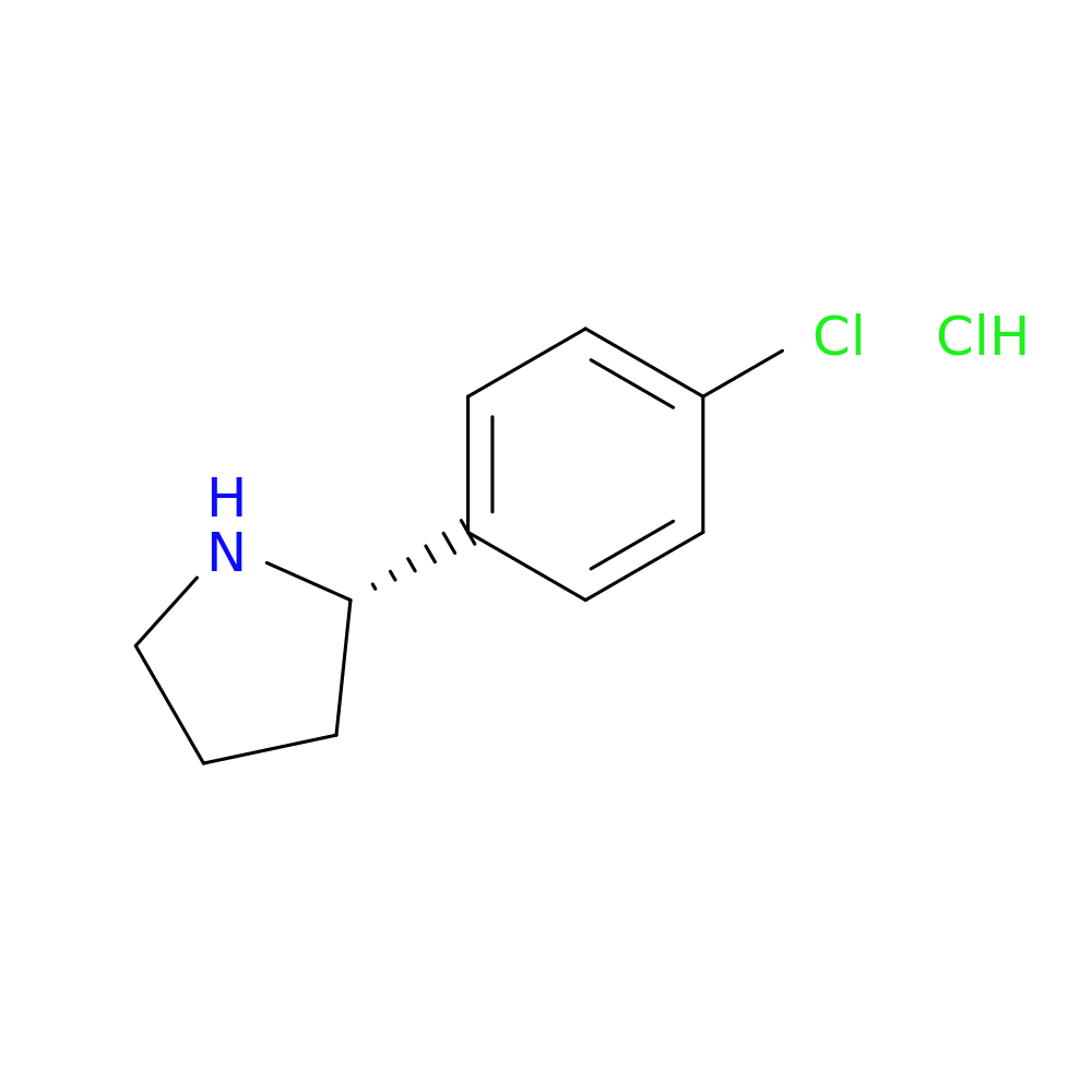 (S)-2-(4-Chlorophenyl)pyrrolidine hydrochloride