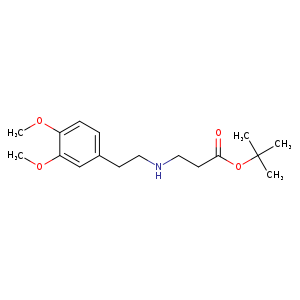tert-butyl 3-{[2-(3,4-dimethoxyphenyl)ethyl]amino}propanoate