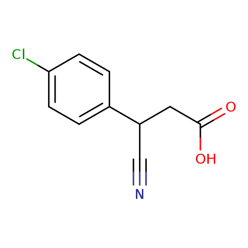 3-(4-Chlorophenyl)-3-cyanopropanoic acid