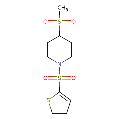 4-methanesulfonyl-1-(thiophene-2-sulfonyl)piperidine